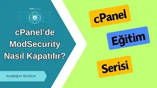 cPanel Mod Security Nasıl Devre Dışı Bırakılır? - ModSecurity Kapatma