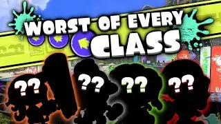 The WORST Weapons In Every Class [Splatoon 3]