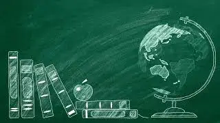 Green Chalkboard Back to School Background Video