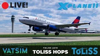 X-Plane 11 ToLiss A319 KATL - KMSY | Vatsim