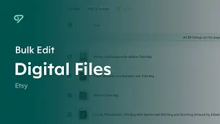 Bulk Edit Etsy Digital Files in Vela