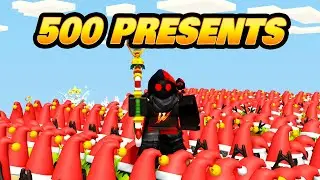 I Opened 500 Presents! (Roblox Islands)