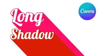 How to Create Stunning Long Shadow Text in Canva (FREE & Easy!)