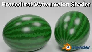 How to create a Procedural Watermelon Shader | Procedural Watermelon Shader (Blender Tutorial)