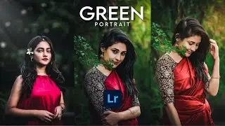 Green Portrait Preset - Lightroom Best Presets | Moody Preset | Free Preset