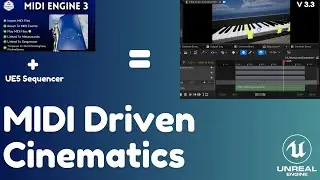 UE5 MidiEngine 3: Awesome Sequencer Integration (With Piano Visualizer).