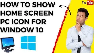 How to Show Home screen Window 10 Computer & Leptop pc Icon /window 10 ma pc icon ko kasy show kary