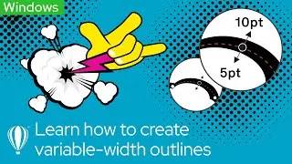 Learn how to create variable-width outlines | Windows