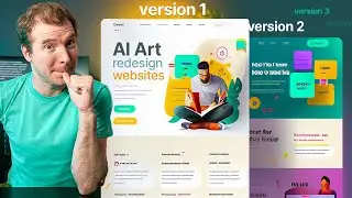 How to use AI Art to Redesign Websites with MidJourney