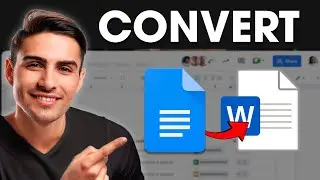How to Convert Google Document To Microsoft Word (.docx) | Easy Tutorial