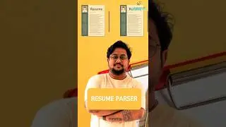 Build your own Resume Parser!! #reels #datashorts #resumeparser #satyajitpattnaik