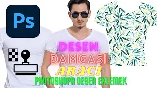 Photoshop Desen Damgası Aracı,Pattern Stamp Tool.Photoshop Desen Nasıl Yüklenir?Photoshop Dersleri.
