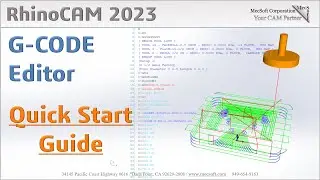 RhinoCAM 2023: G-CODE Editor Quick Start