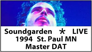 legendary Soundgarden Live 1994 Superunknown Tour St Paul Concert Performance Orig Master Recording