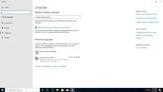 How to Change the System Language on Windows 10