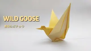 Origami WILD GOOSE FLYING / How To Make Paper GOOSE/ DIY Paper Cute Tutorial/ Easy WILD GOOSE Making