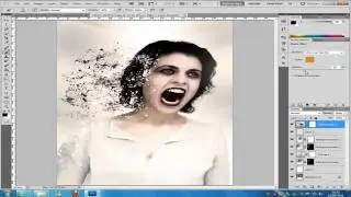 Photoshop dispersion effect CS5  tutorial