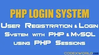 Registration and Login System with PHP and MySQL