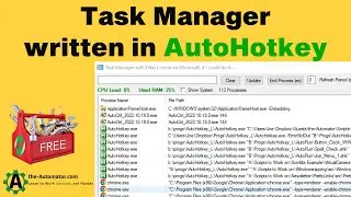 🅰mazing AutoHotkey Task Manager