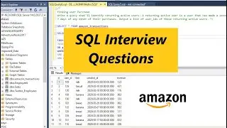 SQL interview Question || Asked by Amazon