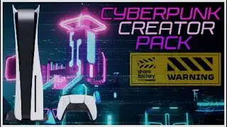 PS5 Sharefactory Studio Creator Pack Cyberpunk