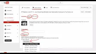 Live Streaming Multiple User Selectable Cameras to YouTube Live (EP 15)