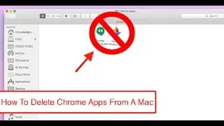 How to delete Google Chrome Apps on a Mac