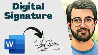 ✍️ How to Add digital signature on word document || Add signature on word documents || Digital sign