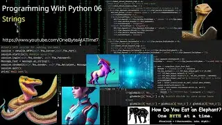 Programming With Python 06: Strings