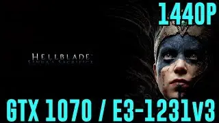 Hellblade Senuas Sacrifice: GTX 1070 OC | Ultra - 1440P | FRAME-RATE TEST