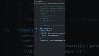 How to create snippets in VS Code 