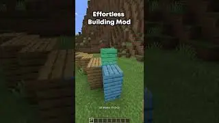 Effortless Building in Minecraft | #shorts