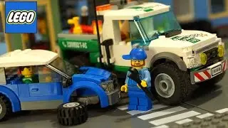 Lego City 60081 Pickup Tow Truck Review + Animation Cartoon for Kids by KokaTube