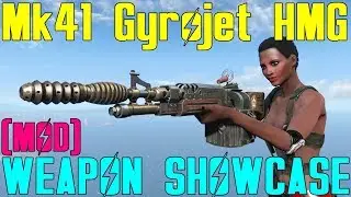 Fallout 4: Weapon Showcases: Mk41 Gyrojet HMG (Mod)