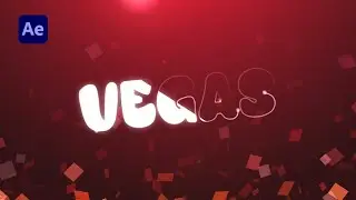 Vegas Effect Text Animation in After Effects - After Effects Tutorials - Vegas Effect