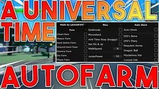 [NEW] A Universal Time Script GUI / Hack | Get All Stands | Auto Farm | *PASTEBIN 2021*