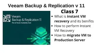 Veeam Backup & Replication - How to perform Instant VM Recovery step by step 2022