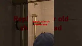 Replace your old shower head quick and easy. click the link below for full video
