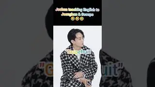 joshua teaching English to Jeonghan and Scoups | ( Seventeen funny moments) 