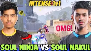 iQOOSouL NINJA vs NAKUL 1v1 TDM Battle 🔥 @SouLNakuL vs @SoulNinjajod 🥵 Team SouL 🚀