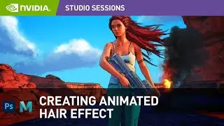 Create A Stylized Character with Animated Hair in Maya & After Effects hosted by Nick Sullo