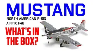 Airfix MUSTANG North American F-51D Mustang 1/48th scale kit - Whats in the box? 1080p