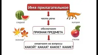 Русский язык 2 класс. «Имя прилагательное как часть речи»