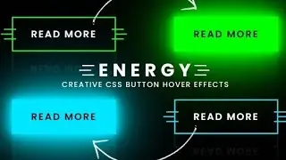 Креативные эффекты наведения кнопки CSS HTML