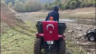 SAGWAY Snarler, YUKİ 250, XWOLF 700 ile kısa dik rampa tırmanış denemeleri