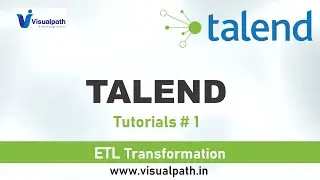 Talend Tutorials #1 - Introduction of Talend ETL Tool - Talend ETL Tutorial - Visualpath