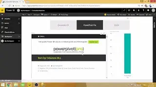 Dynamically Embed a Web Page in a Power BI Report