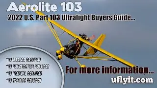 Aerolite 103, Part 103 Legal Ultralight Aircraft, 2022 Ultralight Aircraft Buyers Guide.