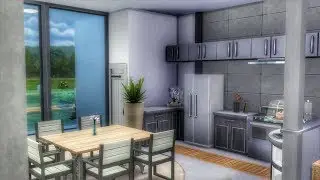 The Sims 4 СТРОИТЕЛЬСТВО : Современный дом для светлого сима