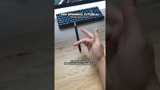 FINGER PASS pen spinning tutorial 🖖 